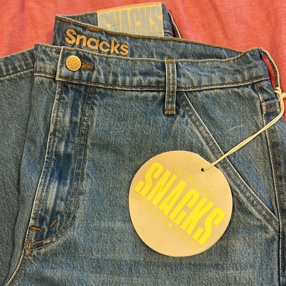 NWT MOTHER DENIM SNACKS THE FUN DIP UTILITY PUDDLE - Picture 8 of 14